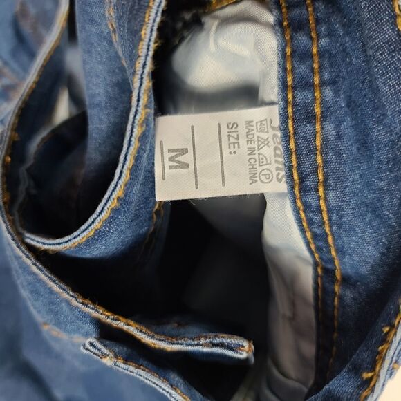 Jeans Native American Style Stitch Faded Jeans - Picture 6 of 8